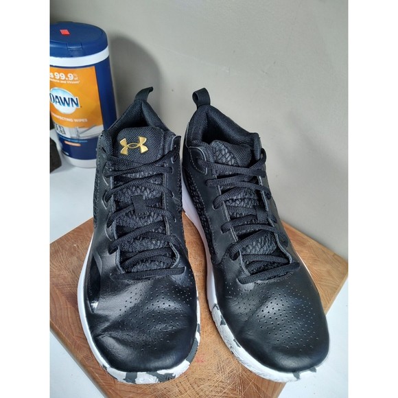 Under Armour Shoes Humble & Hungry Black/Gold Size Men's 9 W - Picture 6 of 16